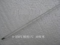 汞温度计，棒工业温度计
